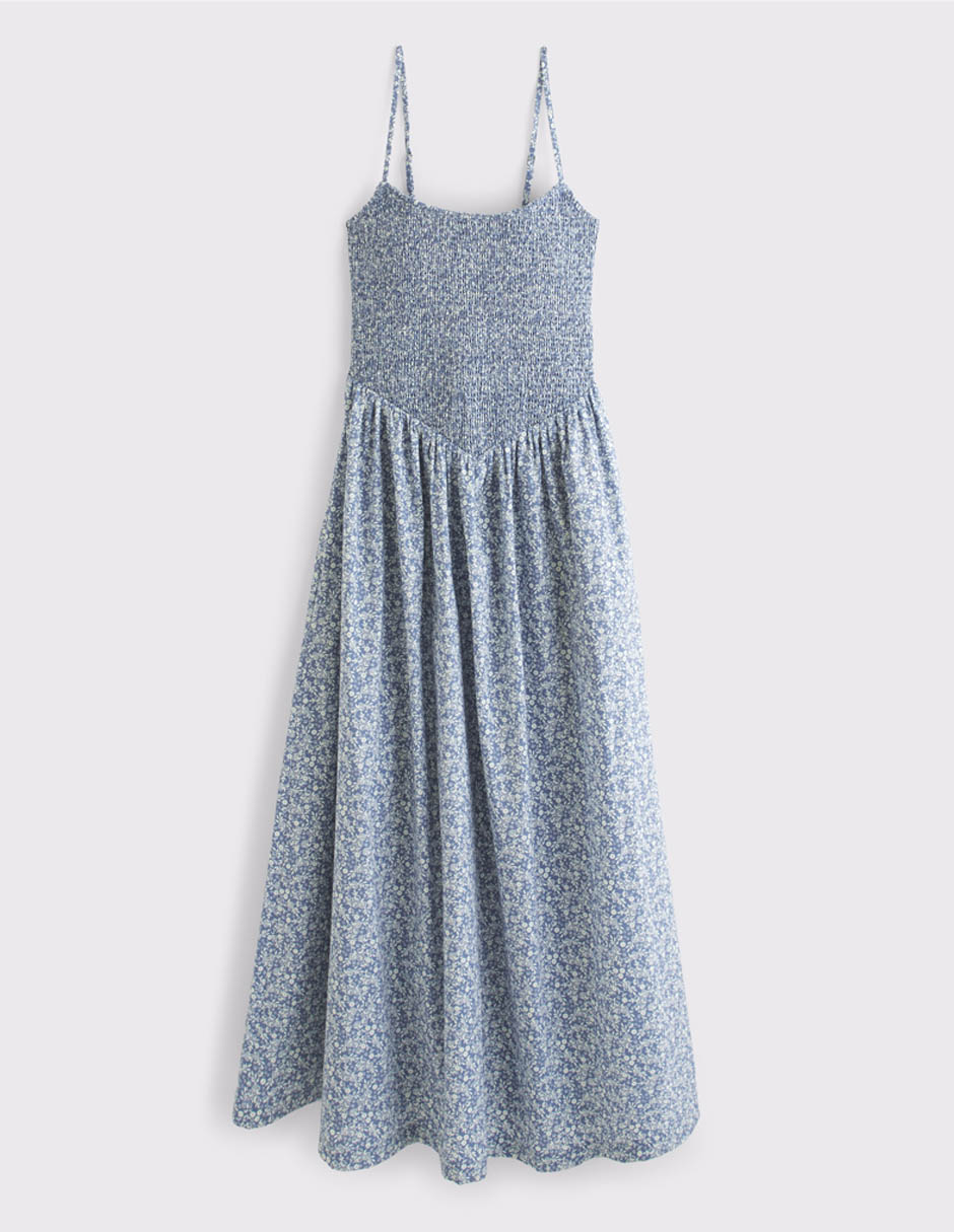 Vestido midi casual Abercrombie & Fitch para mujer