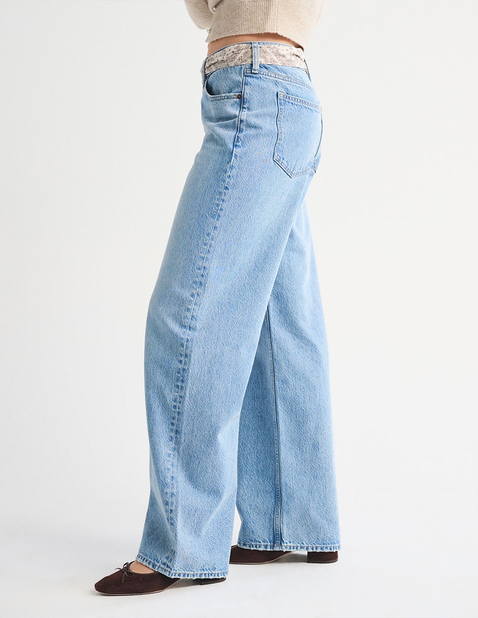 Jeans baggy ki155-6617-278 para mujer 2