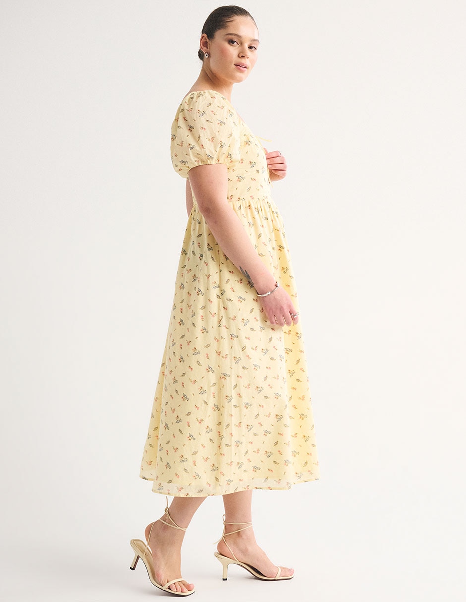Vestido midi casual Abercrombie & Fitch para mujer