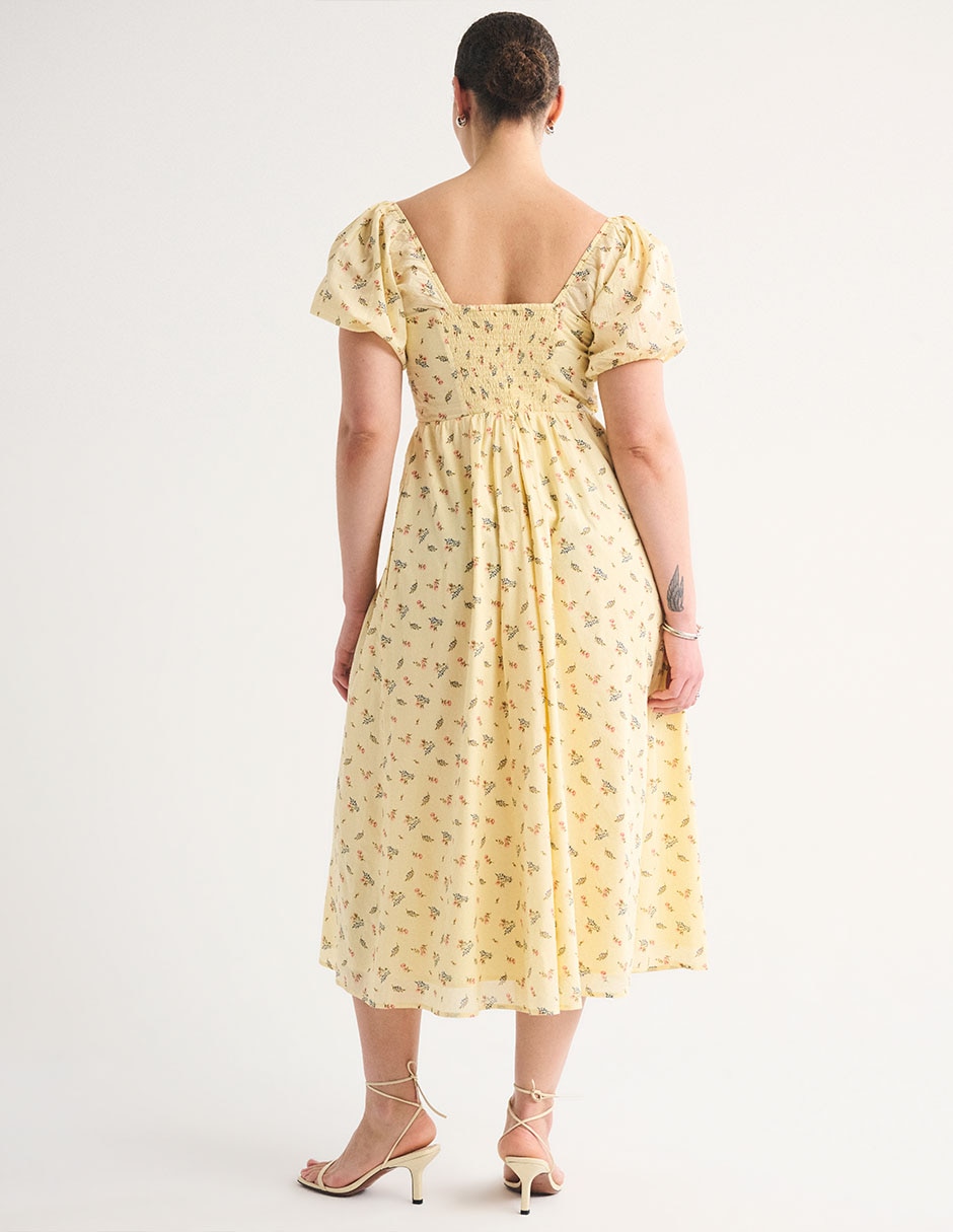 Vestido midi casual Abercrombie & Fitch para mujer