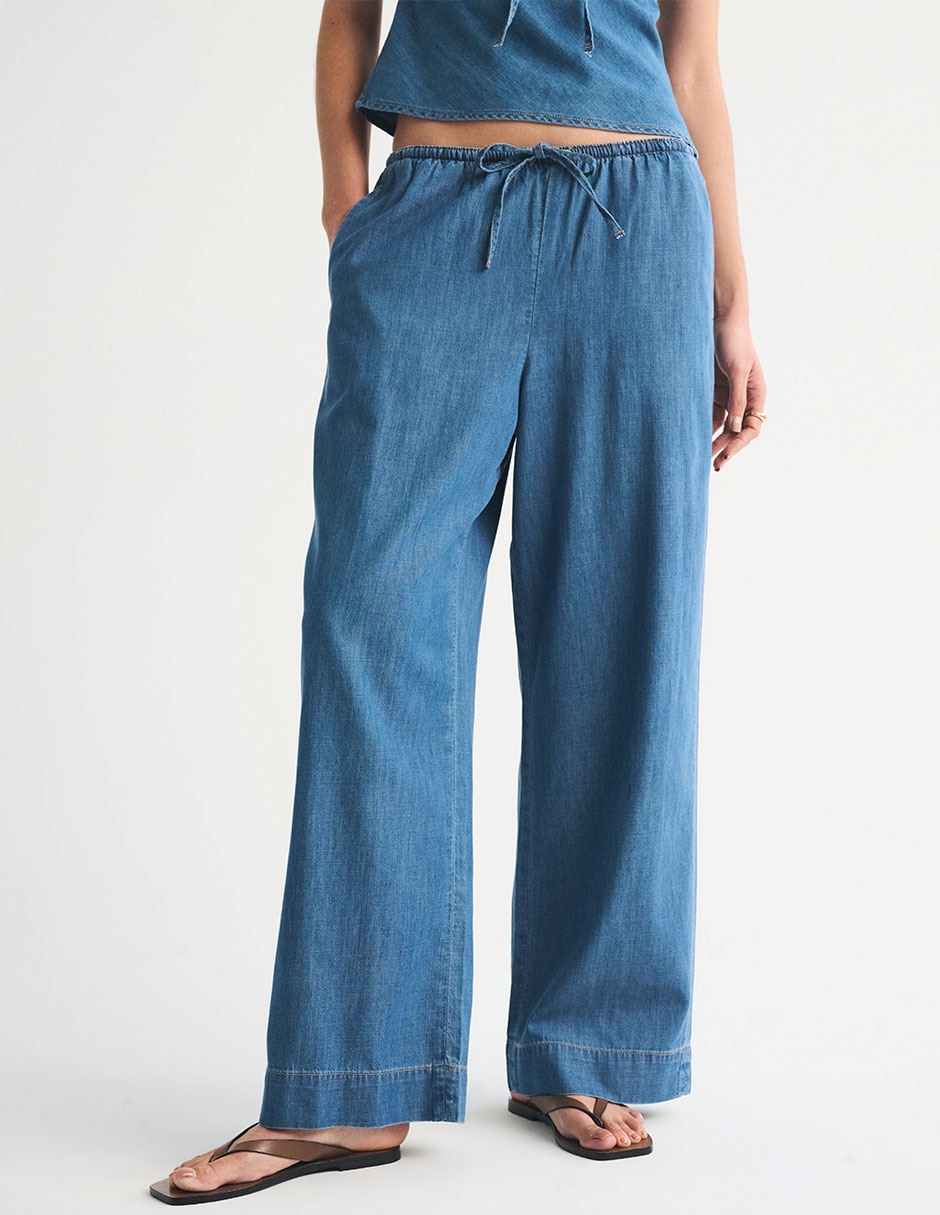 Pantalón wide leg para mujer 4