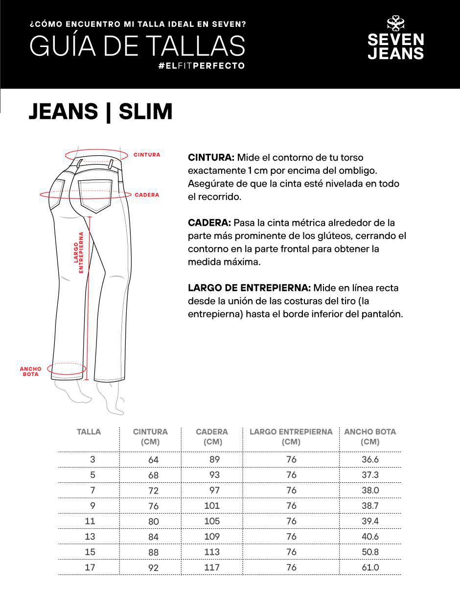 Jeans slim sexy siluette para mujer 5