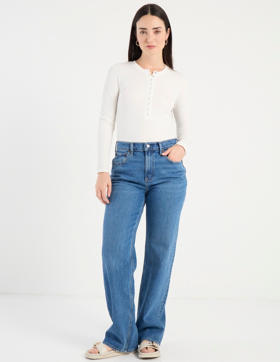 Jeans amplio para mujer 5