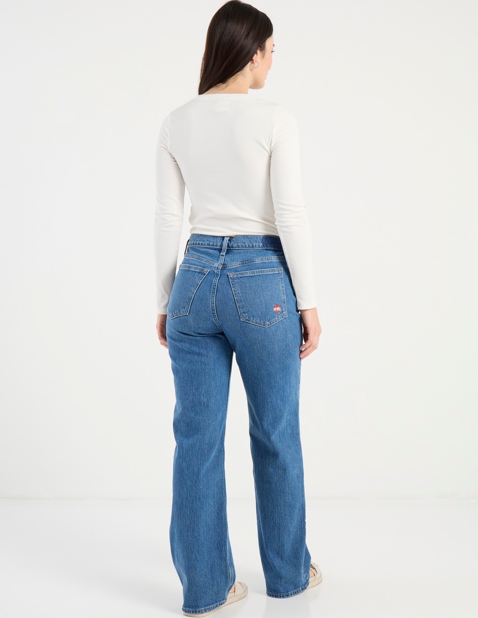 Jeans amplio para mujer 6