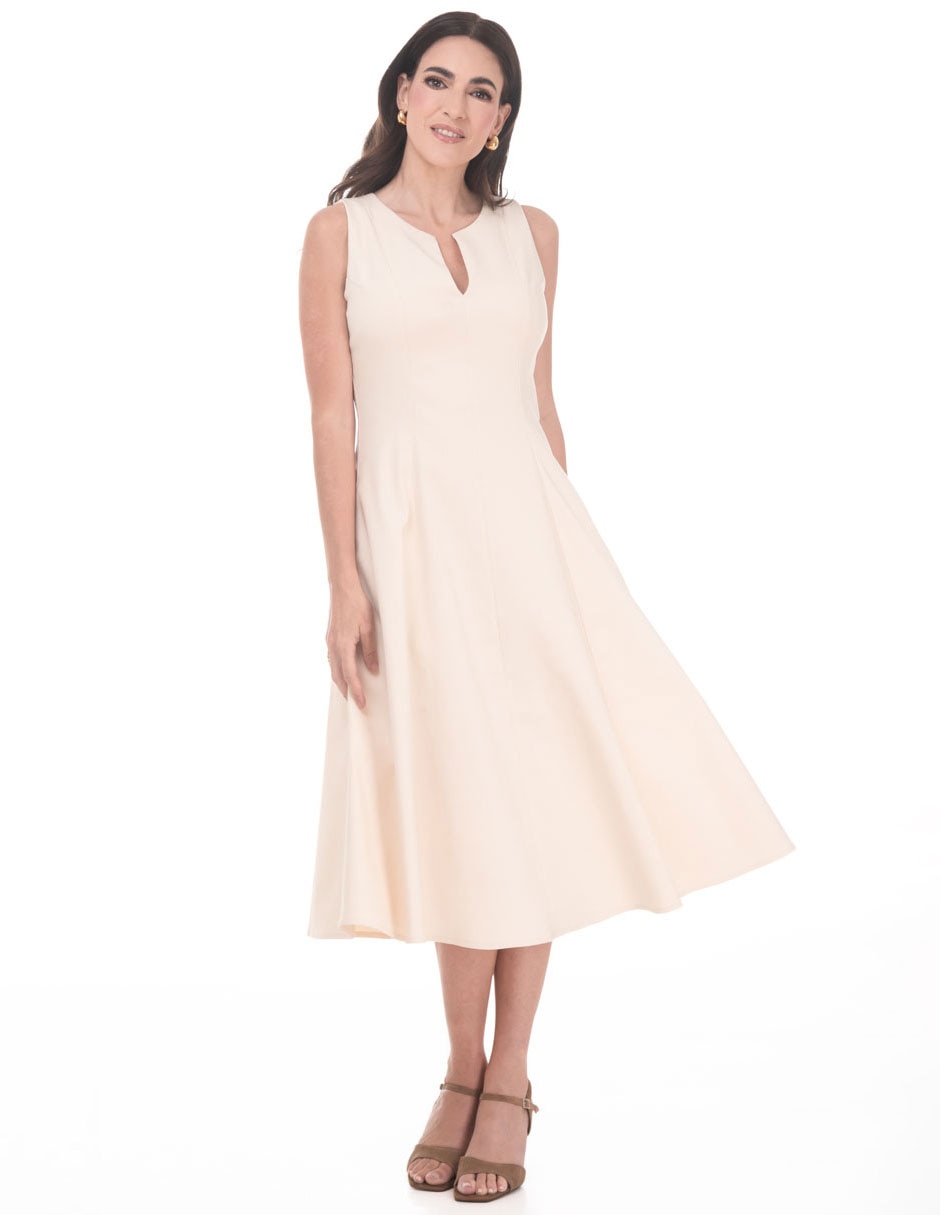 Vestido midi casual para mujer Vestido midi casual para mujer