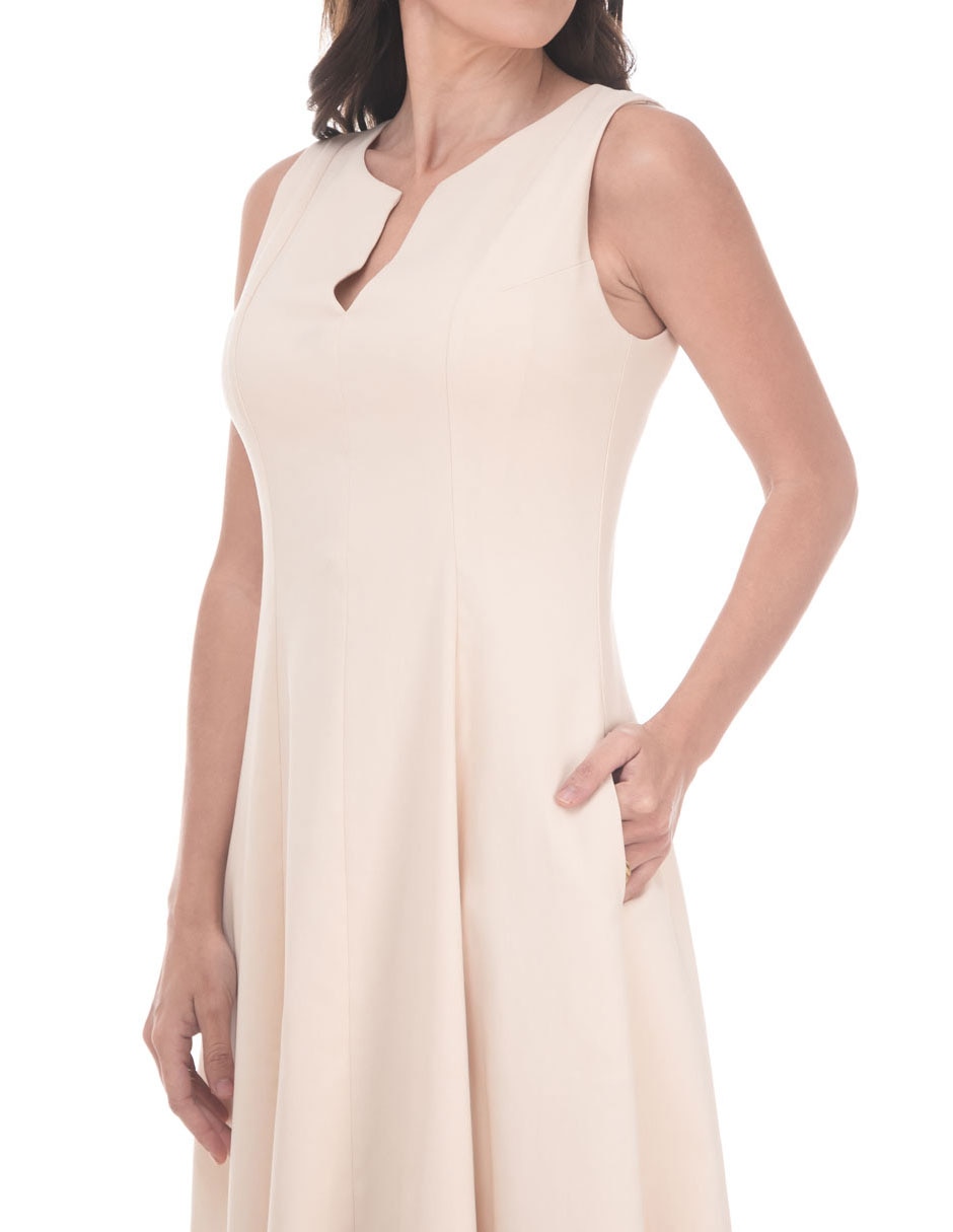 Vestido midi casual para mujer 4