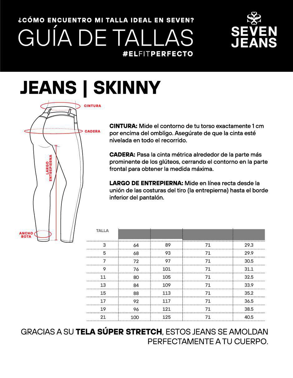Jeans skinny sexy siluette para mujer