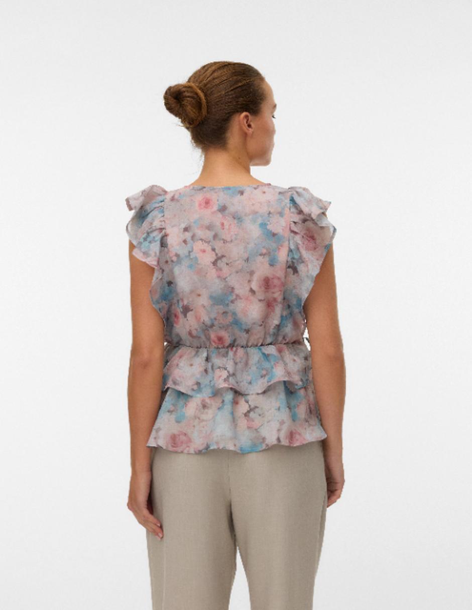 Blusa manga corta para mujer 3