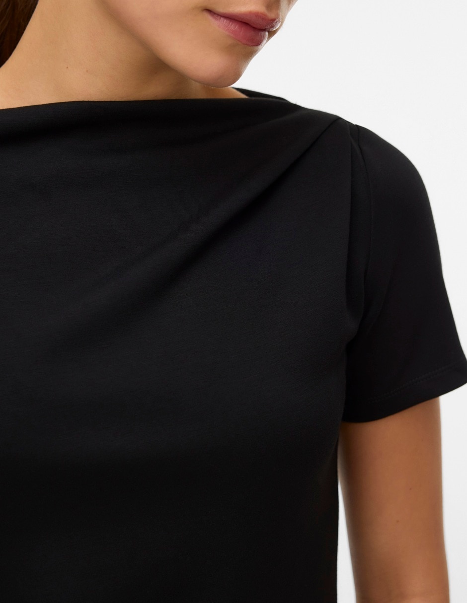 Blusa manga corta para mujer 4