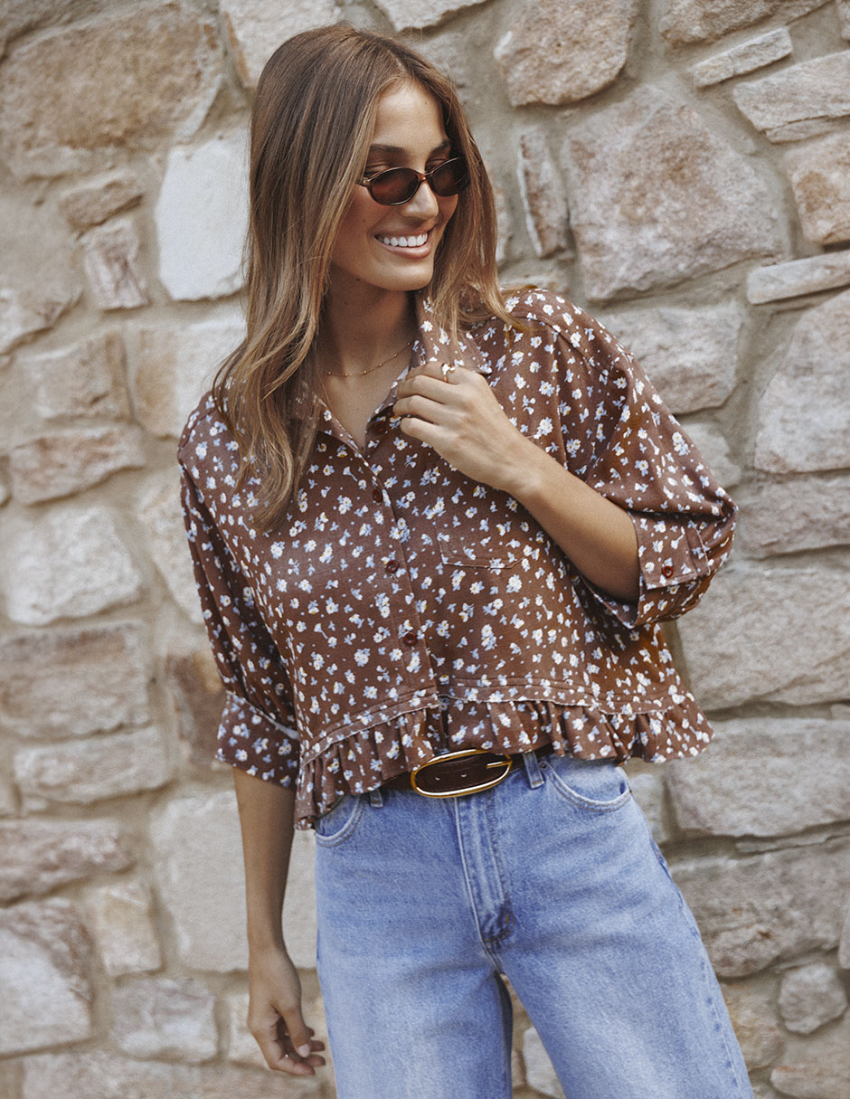Top cuello camisero 7