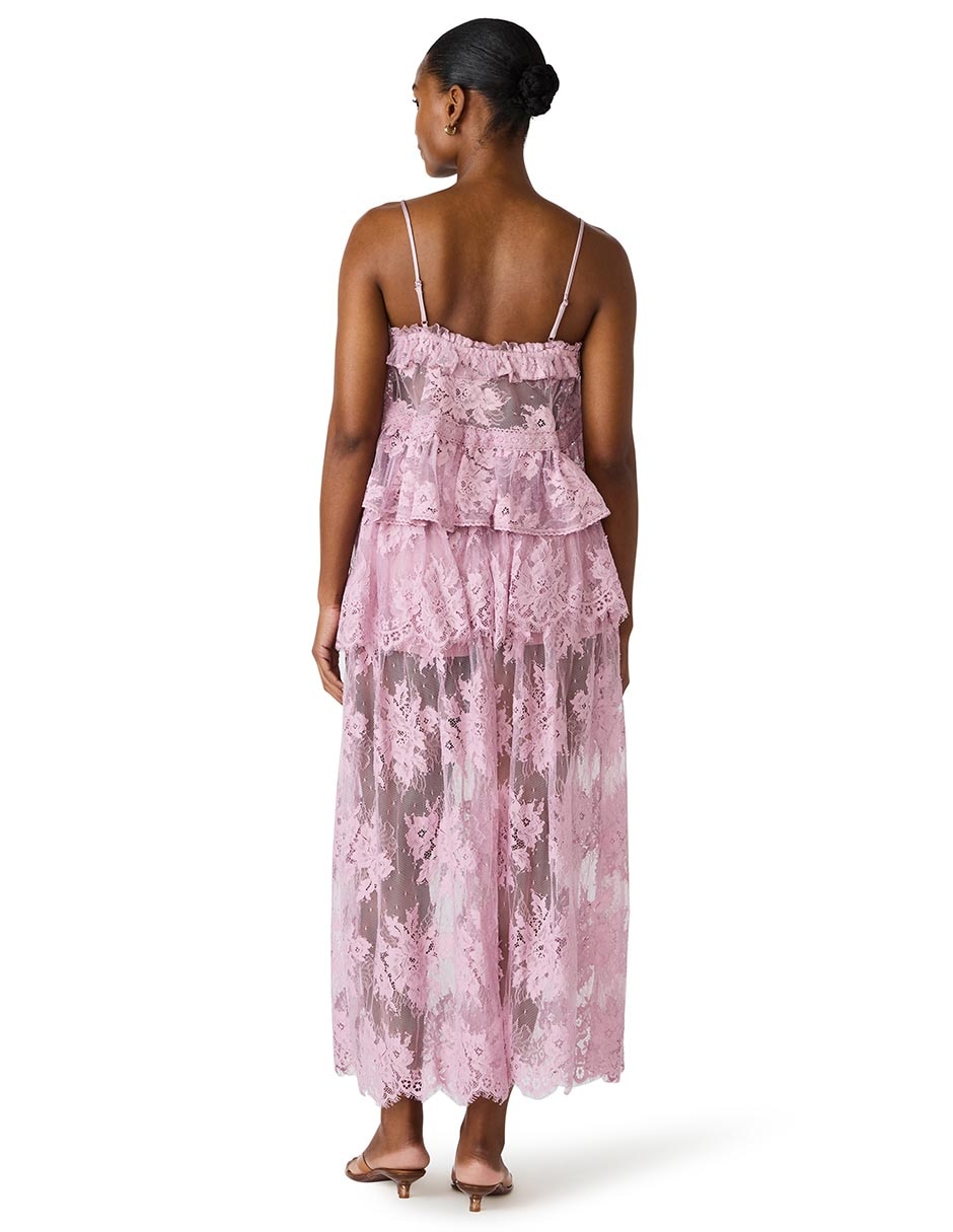 Top cuello halter escote profundo tirante delgado 3