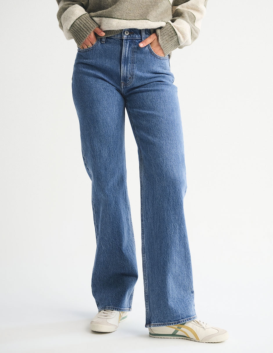 Jeans straight para mujer 5