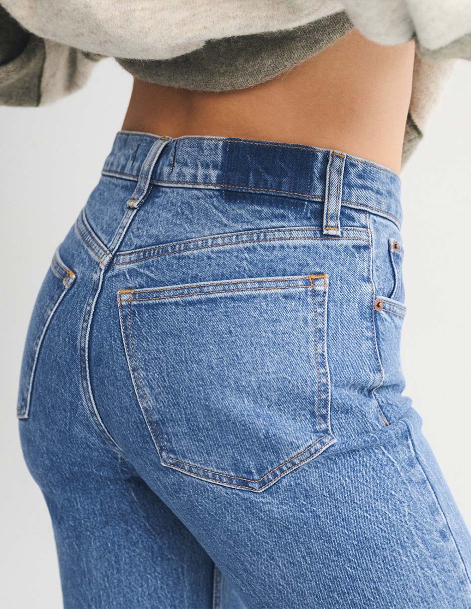 Jeans straight para mujer 3