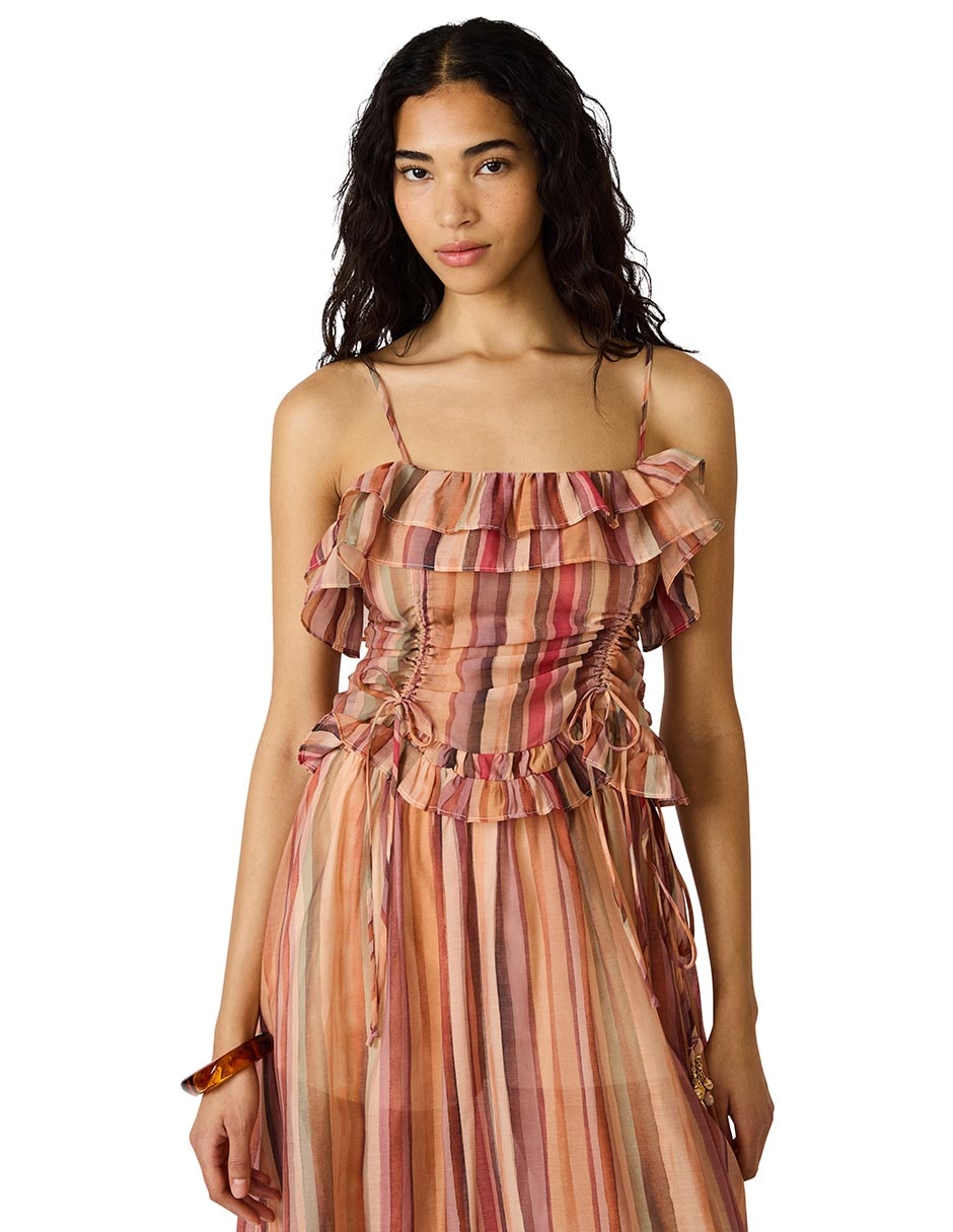Top Steve Madden escote cuadrado tirante delgado