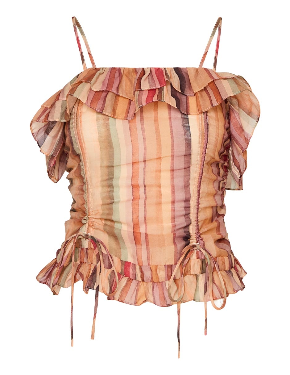 Top Steve Madden escote cuadrado tirante delgado