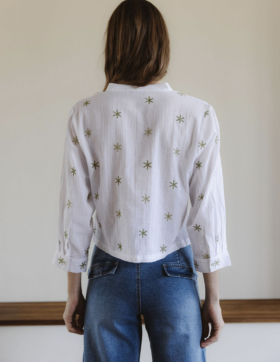 Blusa manga 3/4 para mujer 7
