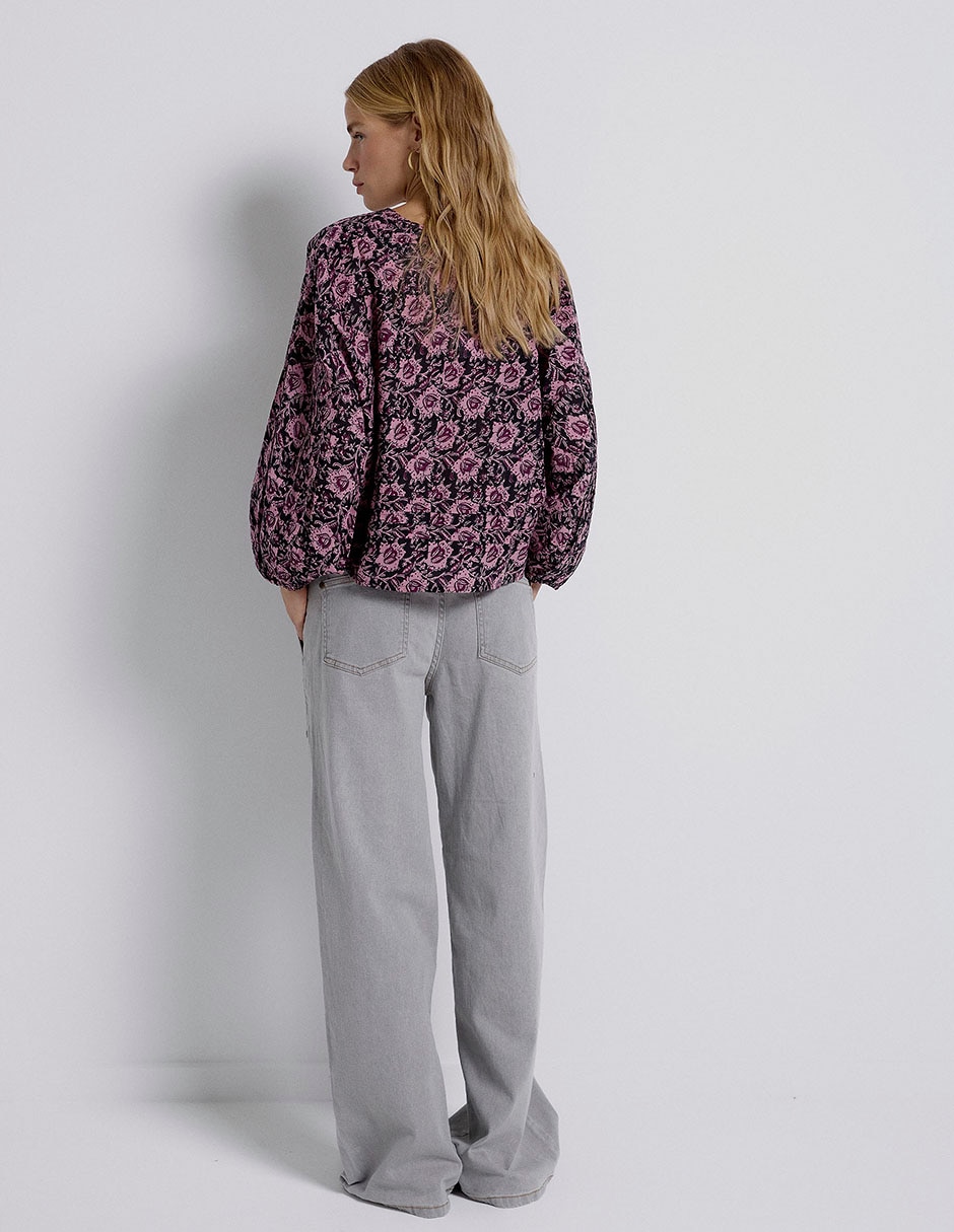 Blusa manga larga para mujer 7