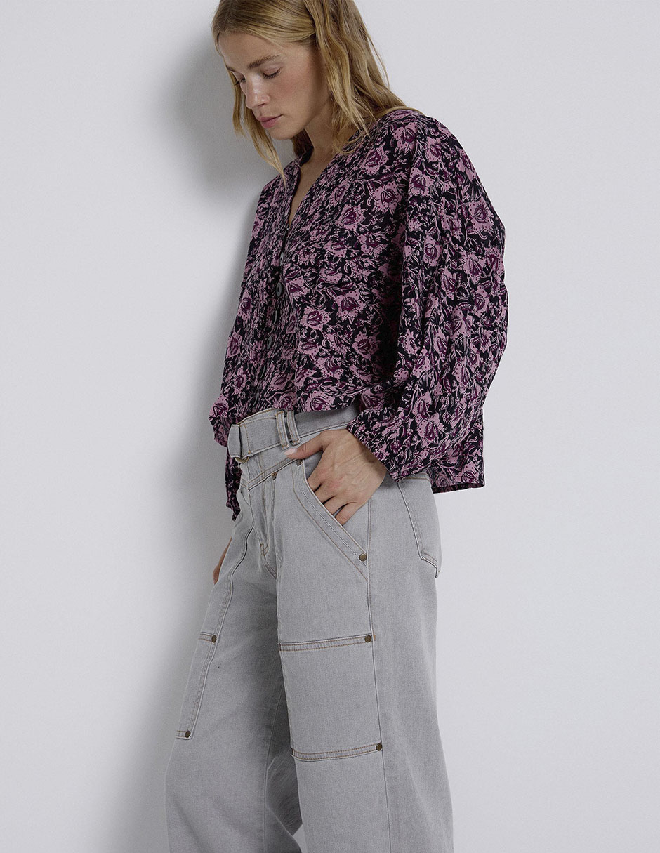 Blusa manga larga para mujer 9