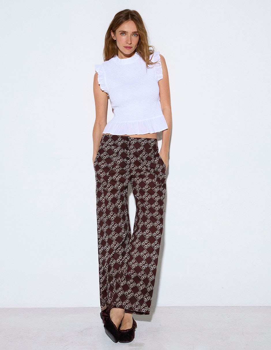 Top Renatta&Go cuello escarola