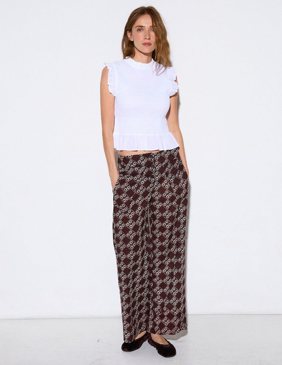 Top Renatta&Go cuello escarola