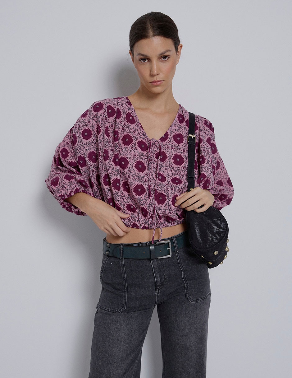 Blusa manga 3/4 para mujer 1