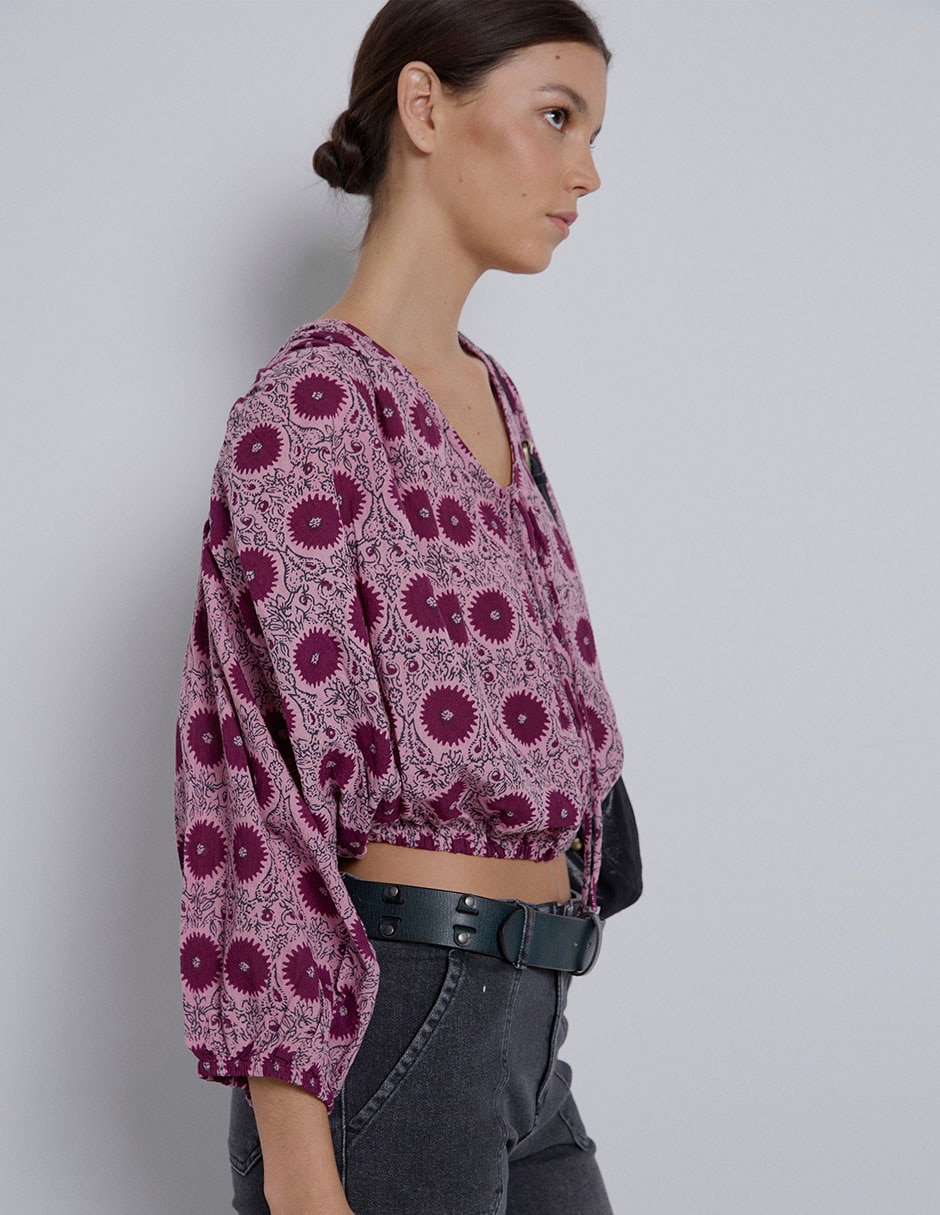 Blusa manga 3/4 para mujer 7