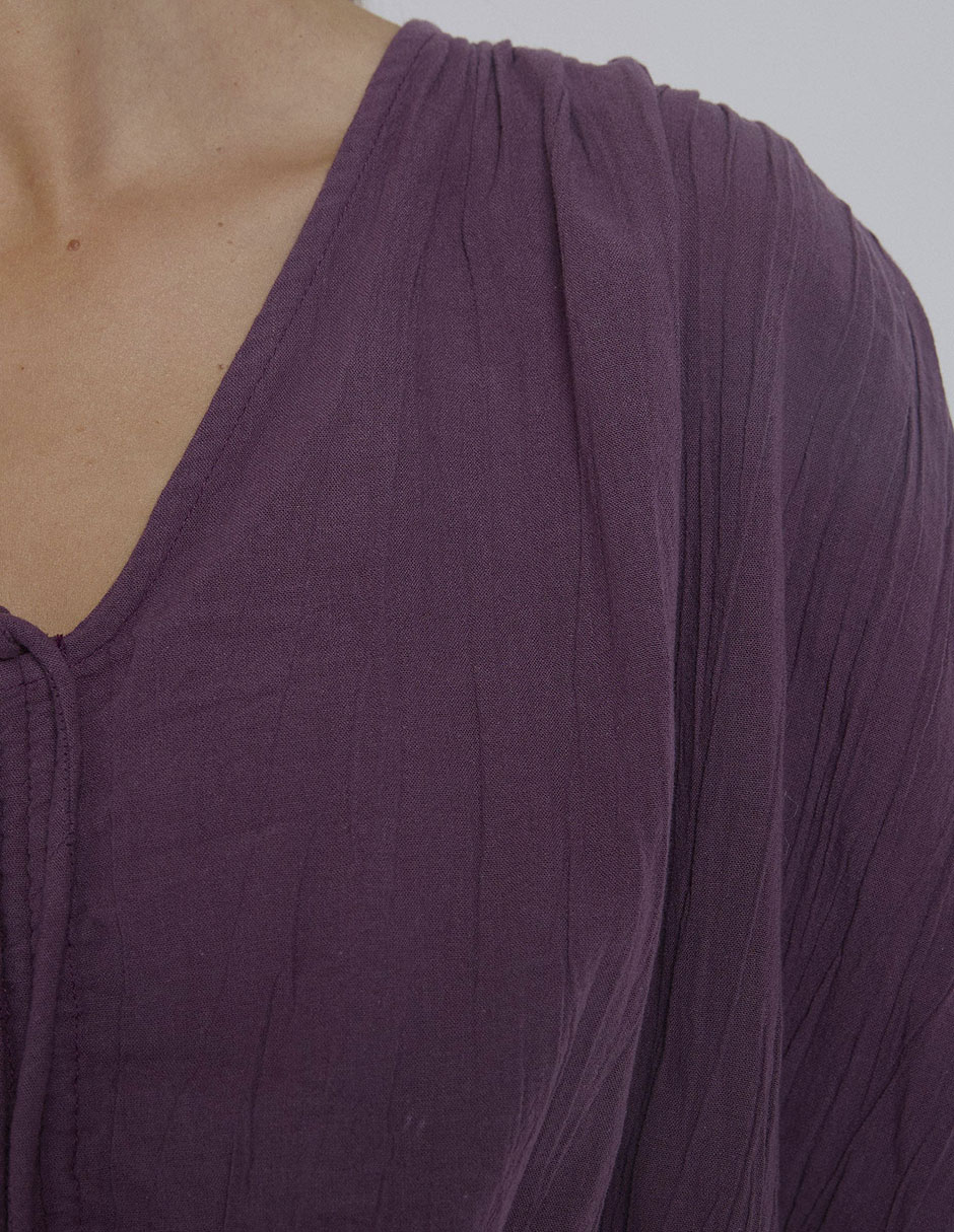 Blusa Renatta&Go manga larga para mujer