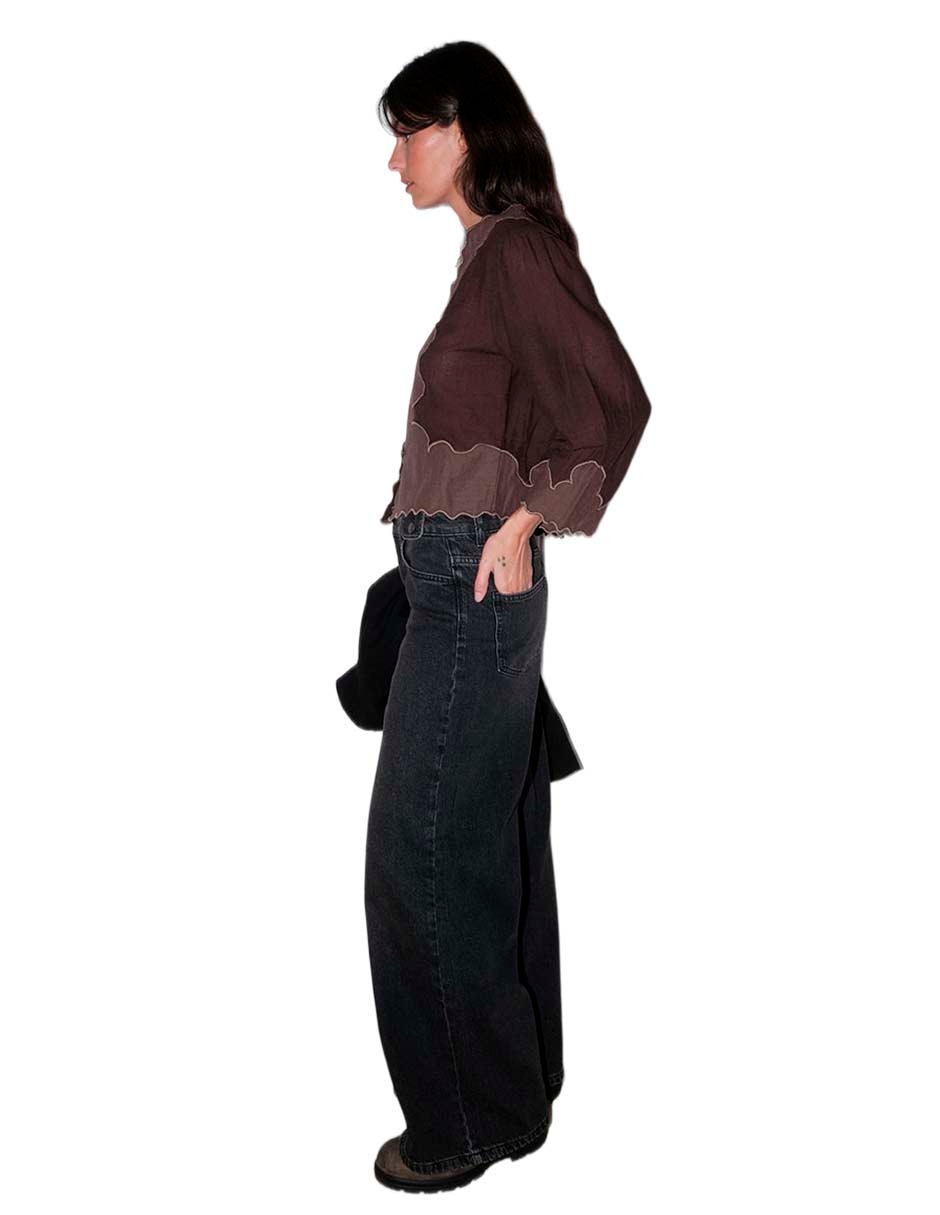 Blusa manga 3/4 para mujer
