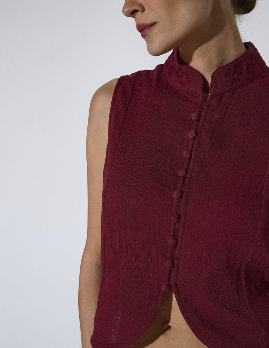 Top Renatta&Go cuello mao
