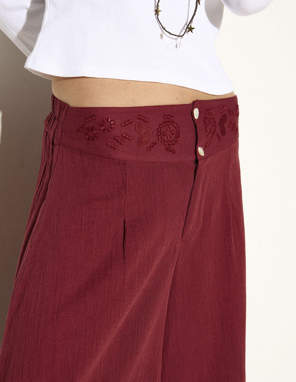 Pantalón relaxed amplio para mujer 5