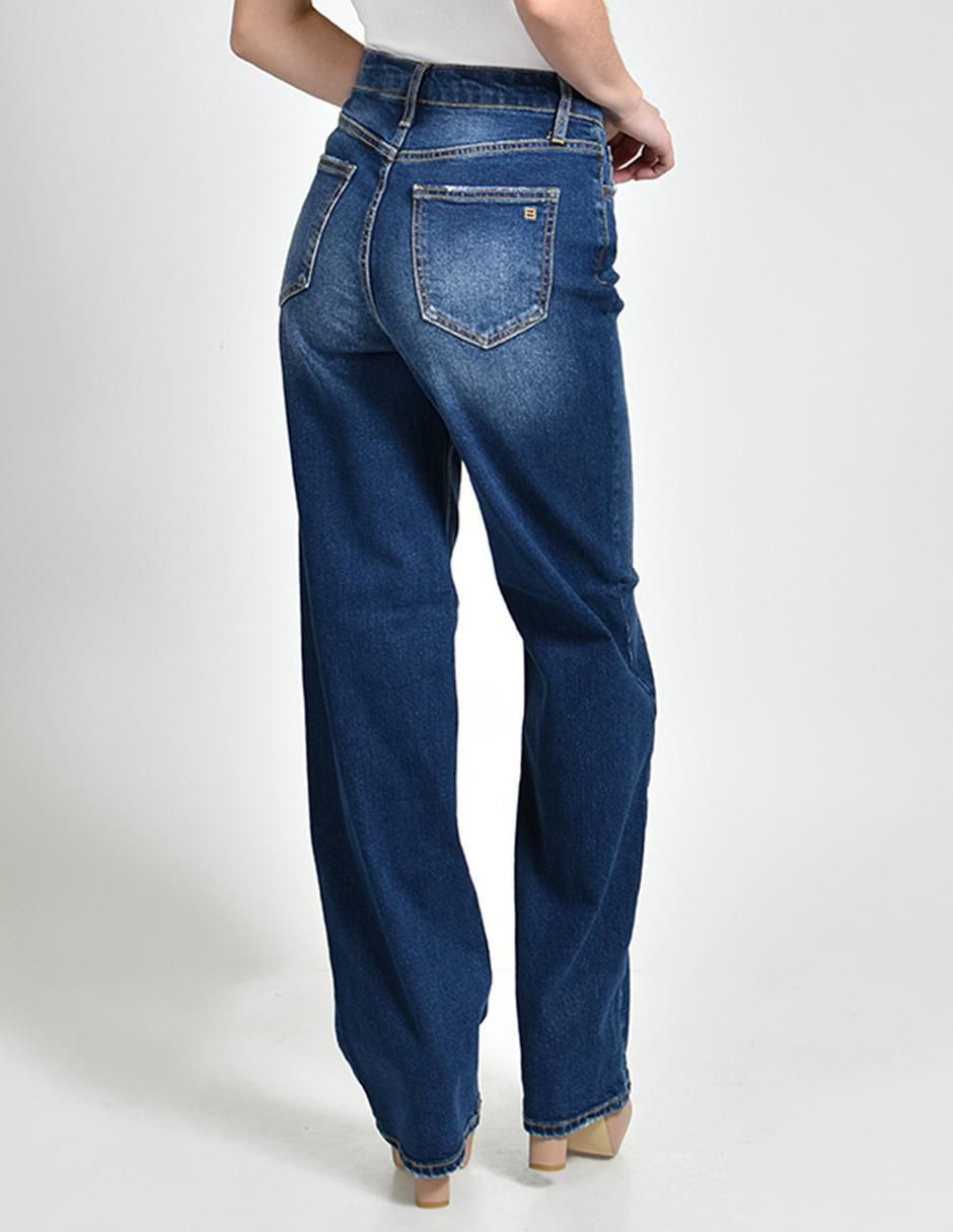Jeans wide leg j-bal-7454 para mujer 4