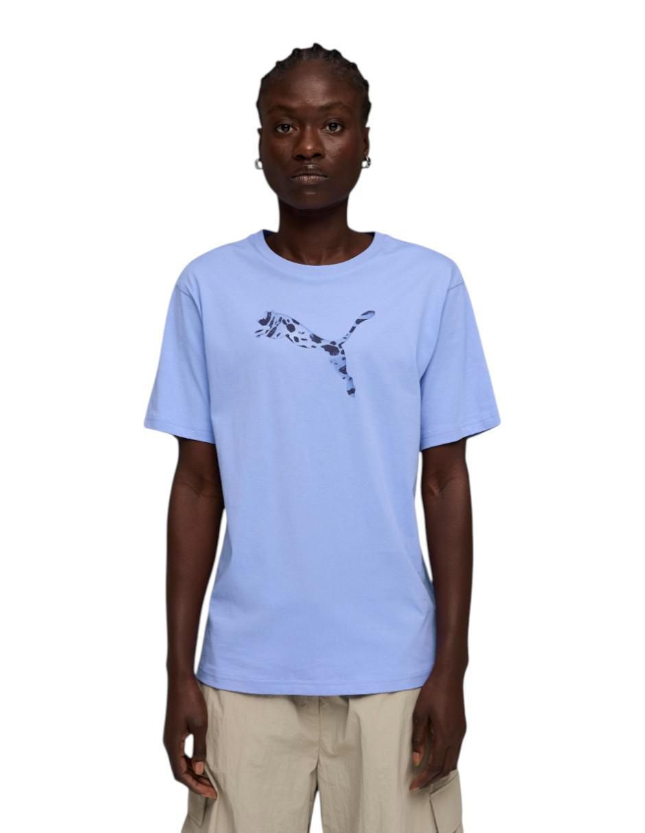 Playera manga corta Graphic Animal Relaxed cuello redondo mujer Playera manga corta Graphic Animal Relaxed cuello redondo mujer
