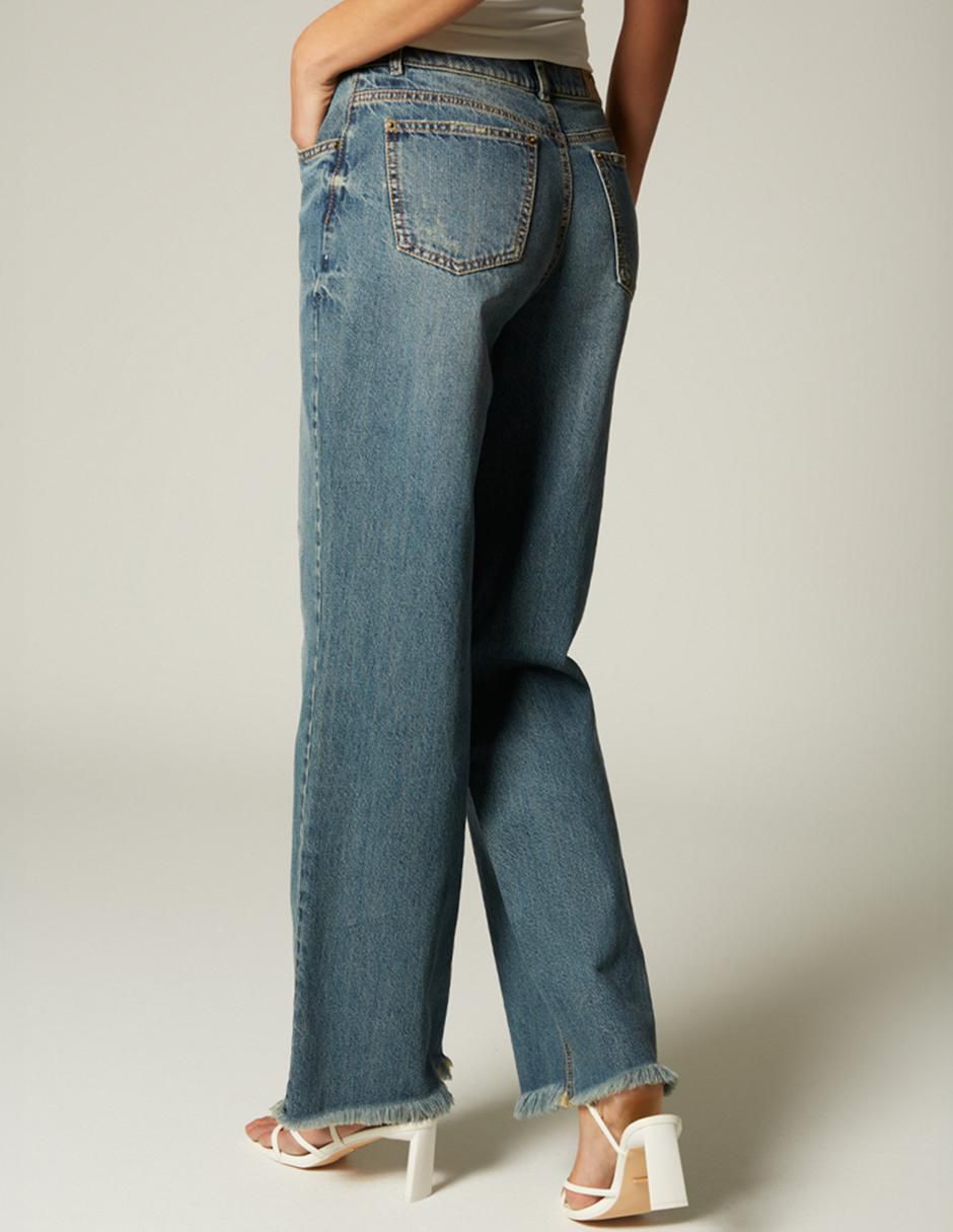 Jeans bota para mujer