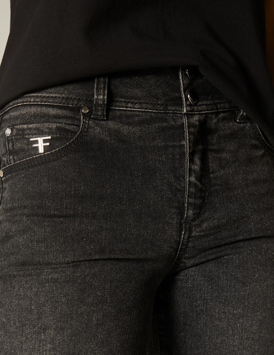 Jeans bota miner para mujer