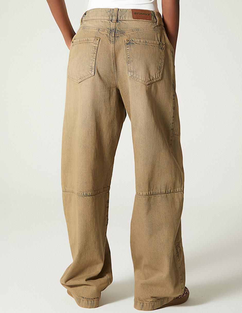 Jeans barrel para mujer