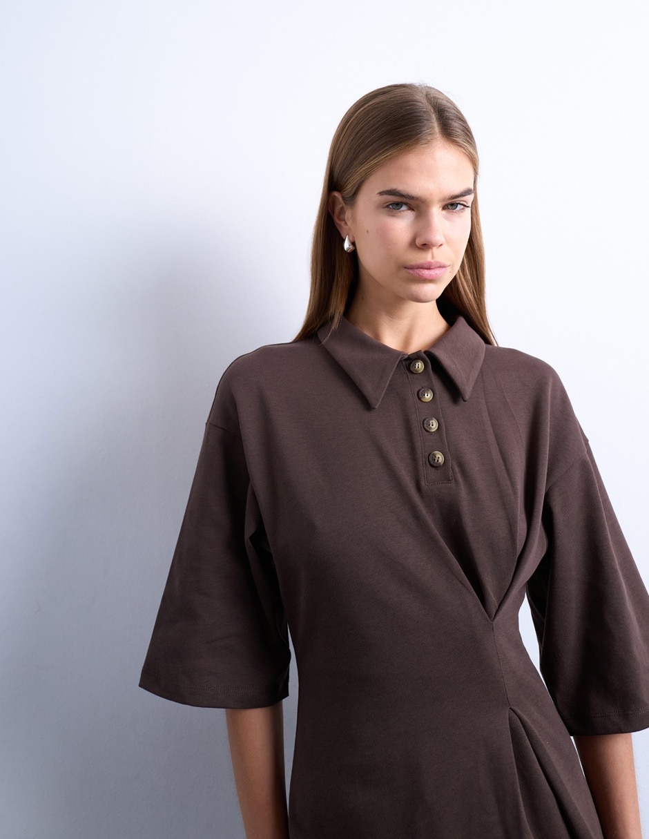 Playera tipo polo para mujer 2