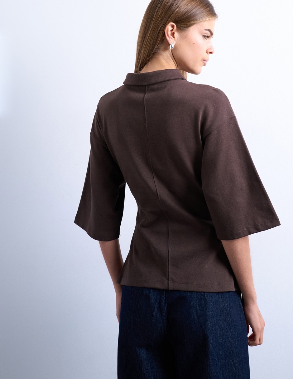 Playera tipo polo para mujer 3