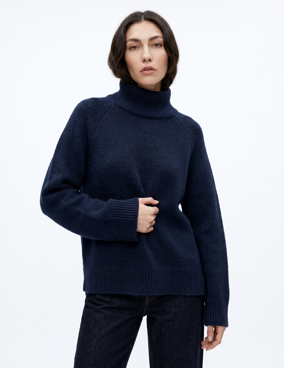 Suéter cuello alto para mujer Suéter cuello alto para mujer