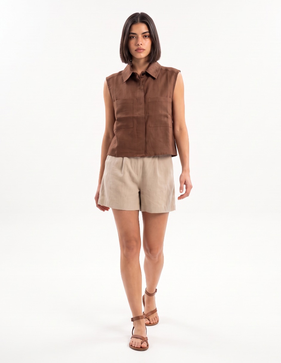 Blusa sin manga para mujer Blusa sin manga para mujer