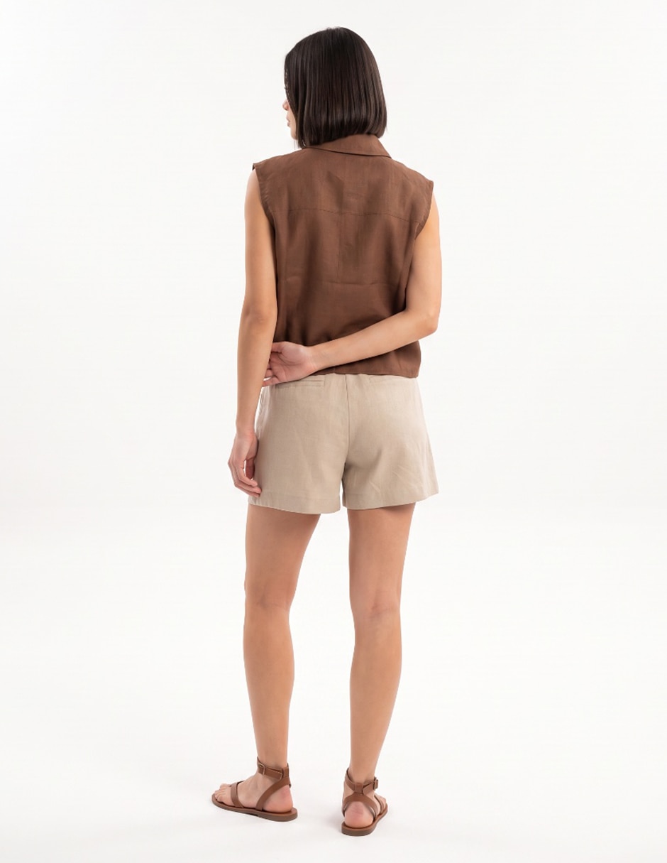 Blusa sin manga para mujer 2