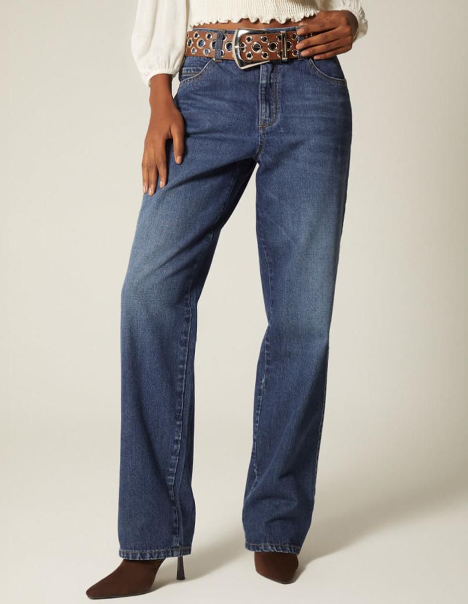 Jeans bota lima para mujer