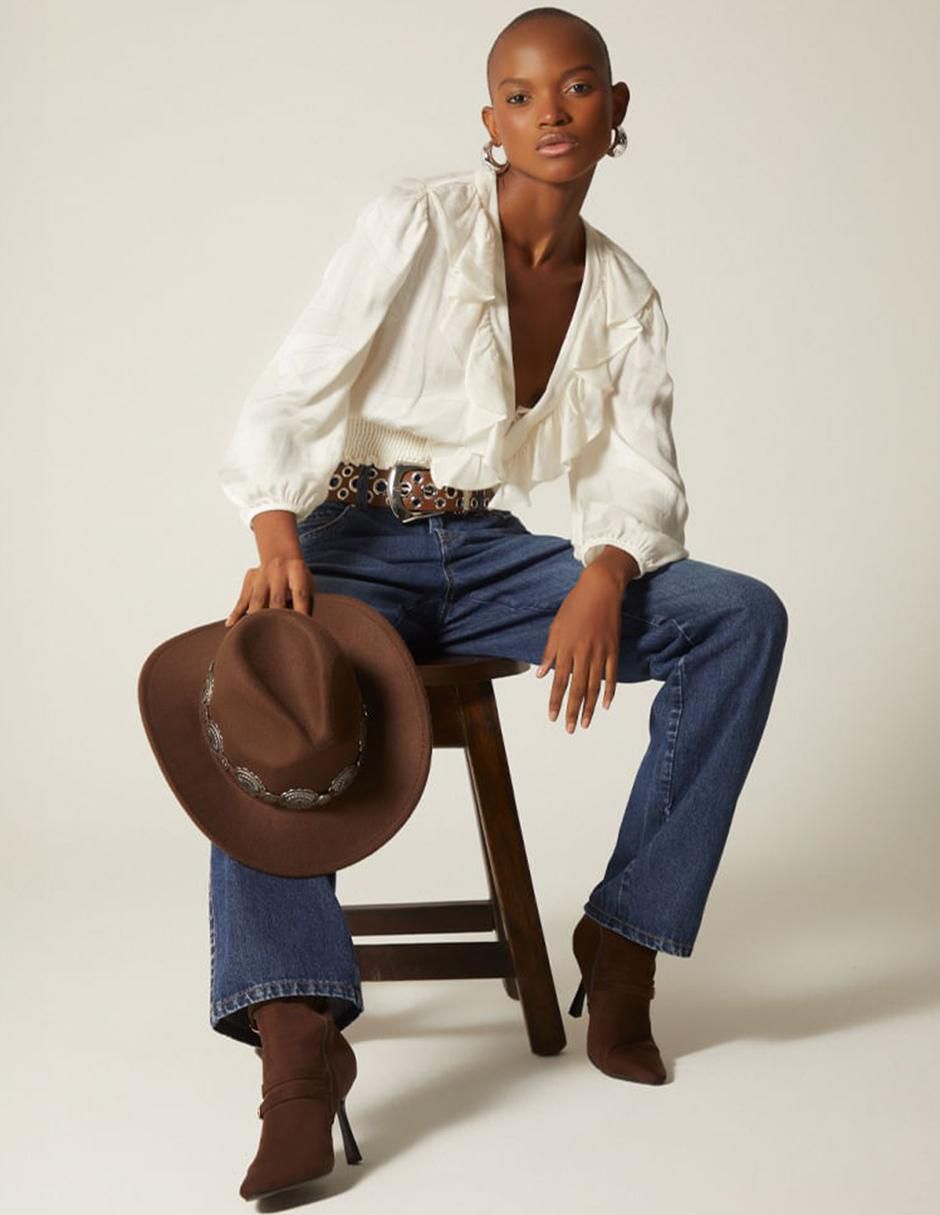Jeans bota lima para mujer