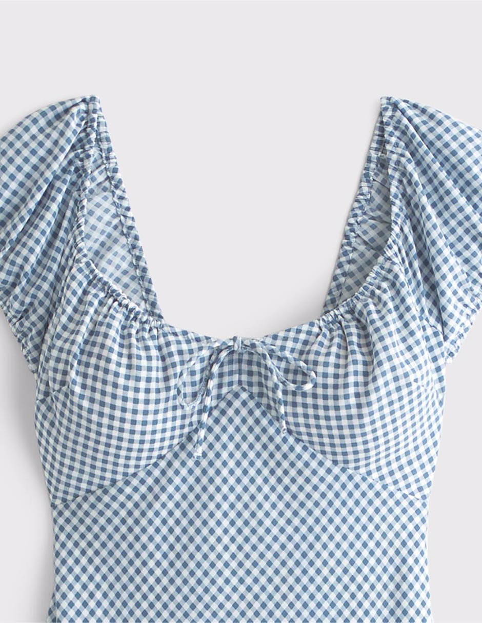 Vestido midi casual Abercrombie & Fitch para mujer