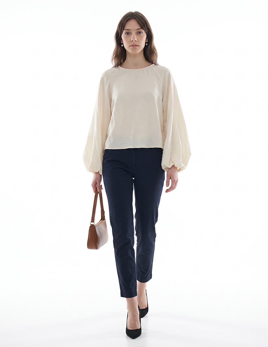 Blusa manga larga para mujer