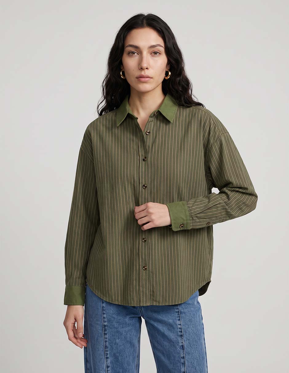 Camisa manga larga para mujer Camisa manga larga para mujer