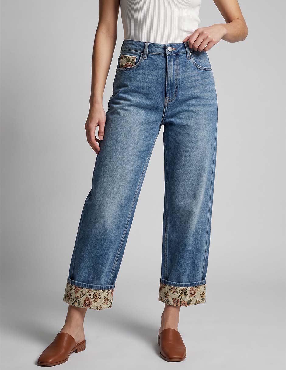 Jeans straight para mujer