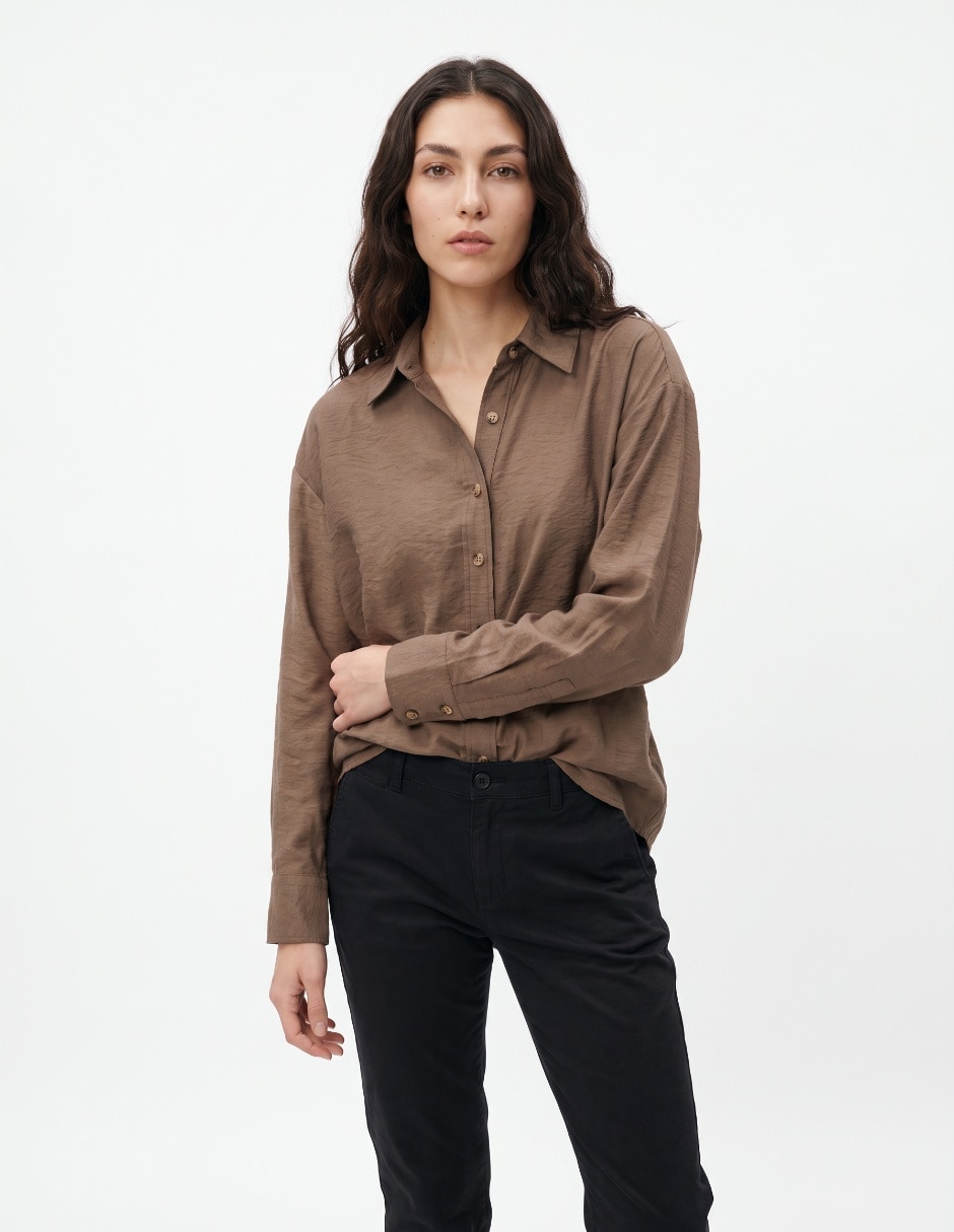 Camisa manga larga para mujer Camisa manga larga para mujer
