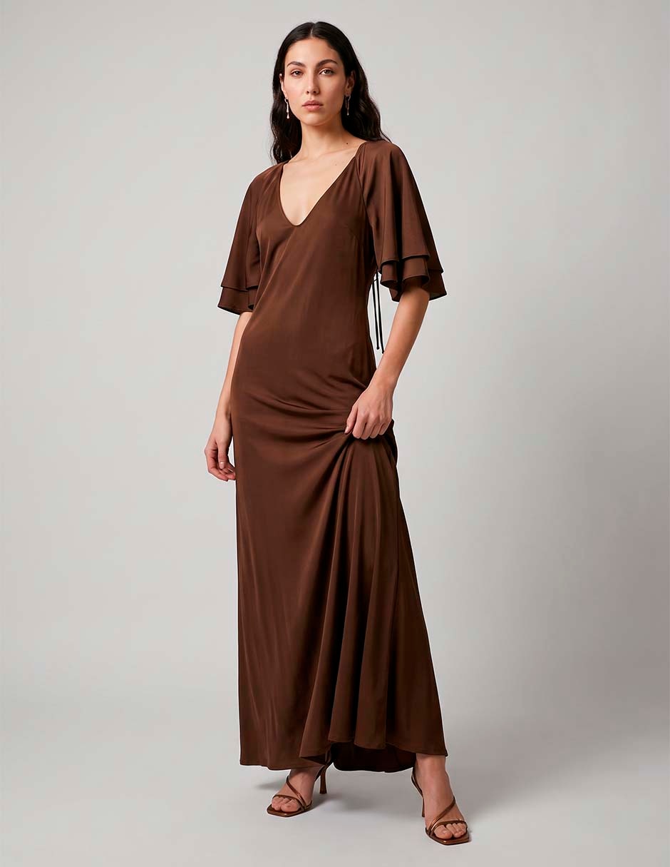 Vestido largo casual para mujer