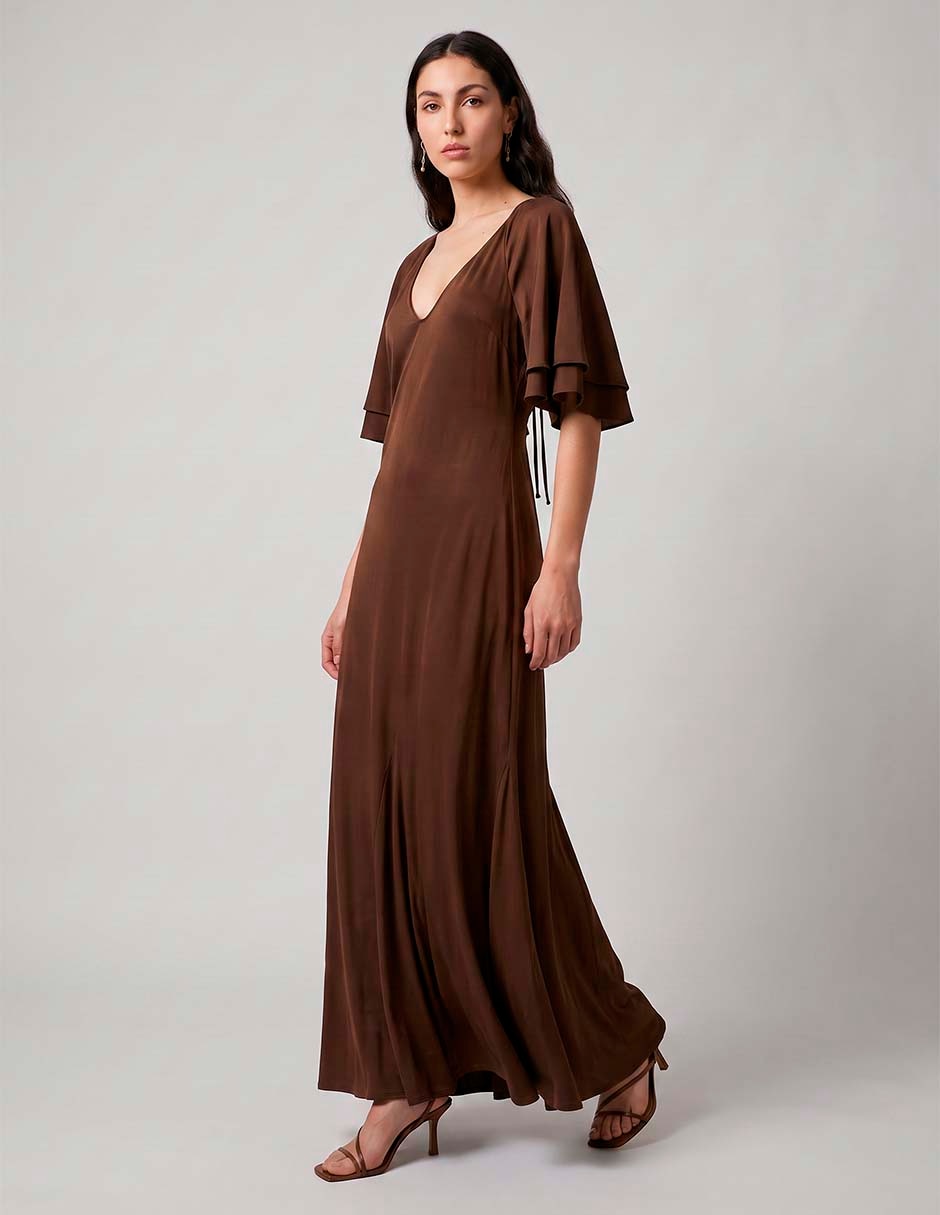 Vestido largo casual para mujer