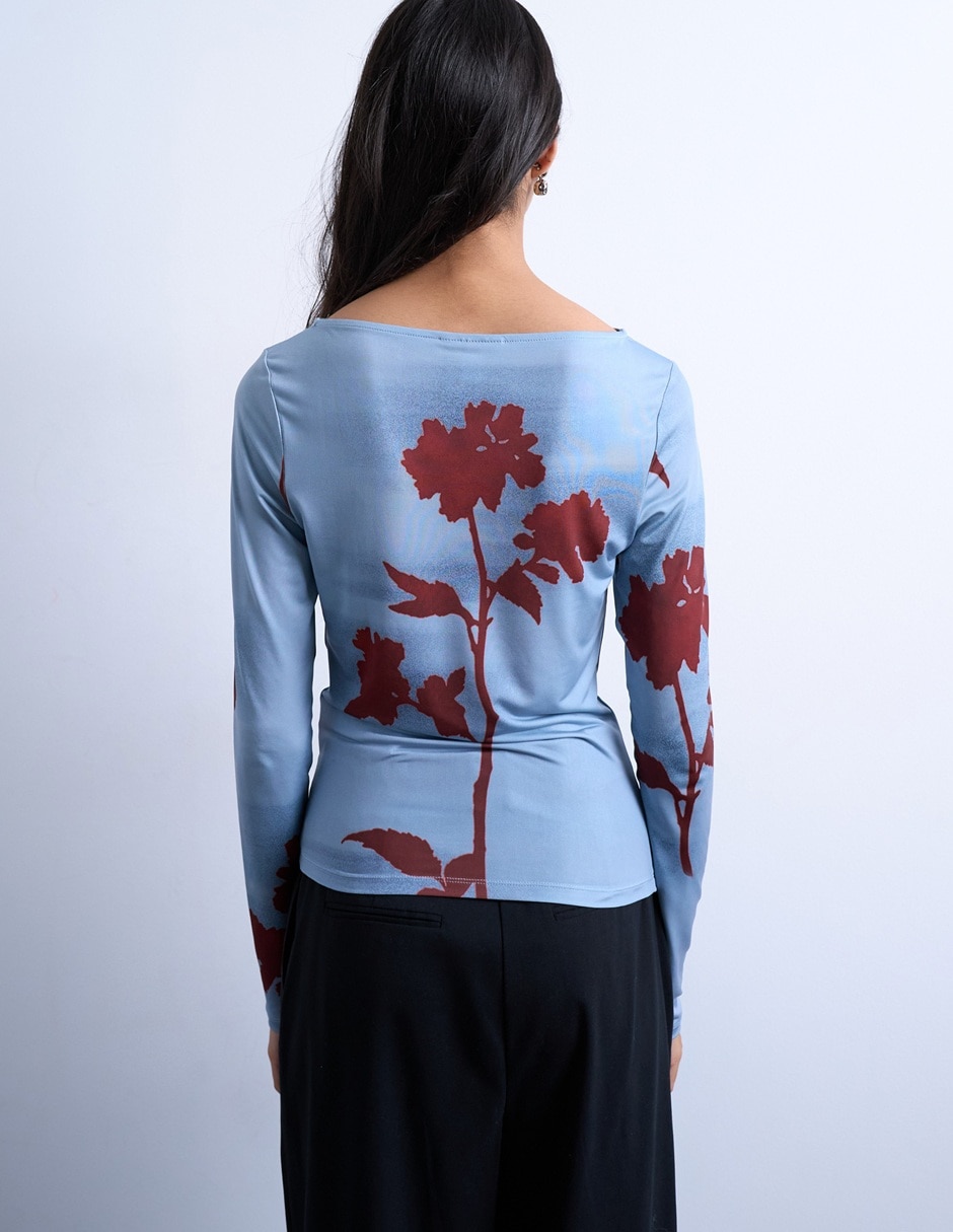 Blusa manga larga para mujer 2
